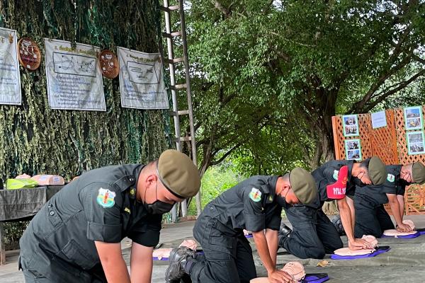 การตรวจมาตรฐานการปฏิบัติสถานศึกษาวิชาทหาร ตามโครงการศูนย์ฝึกแข็งขัน สถานศึกษาร่วมใจ มุ่งไปสู่มาตรฐานเดียวกัน ประจำปีการศึกษา 2565