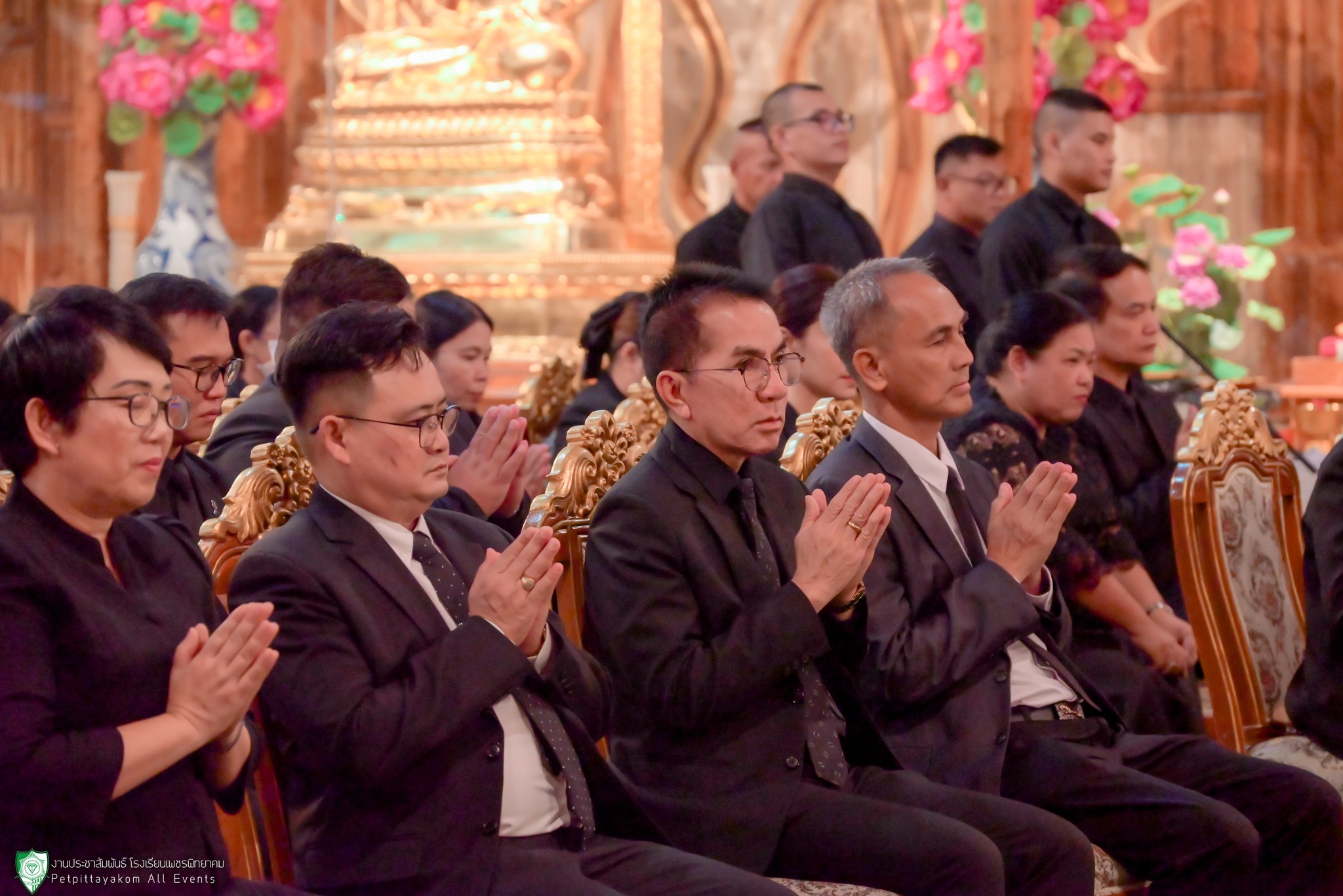บรรยากาศพิธีบำเพ็ญกุศลถวายเป็นพระราชกุศล 3