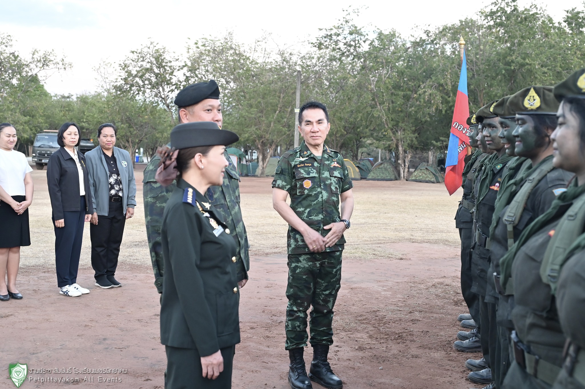 ภาพการตรวจเยี่ยม