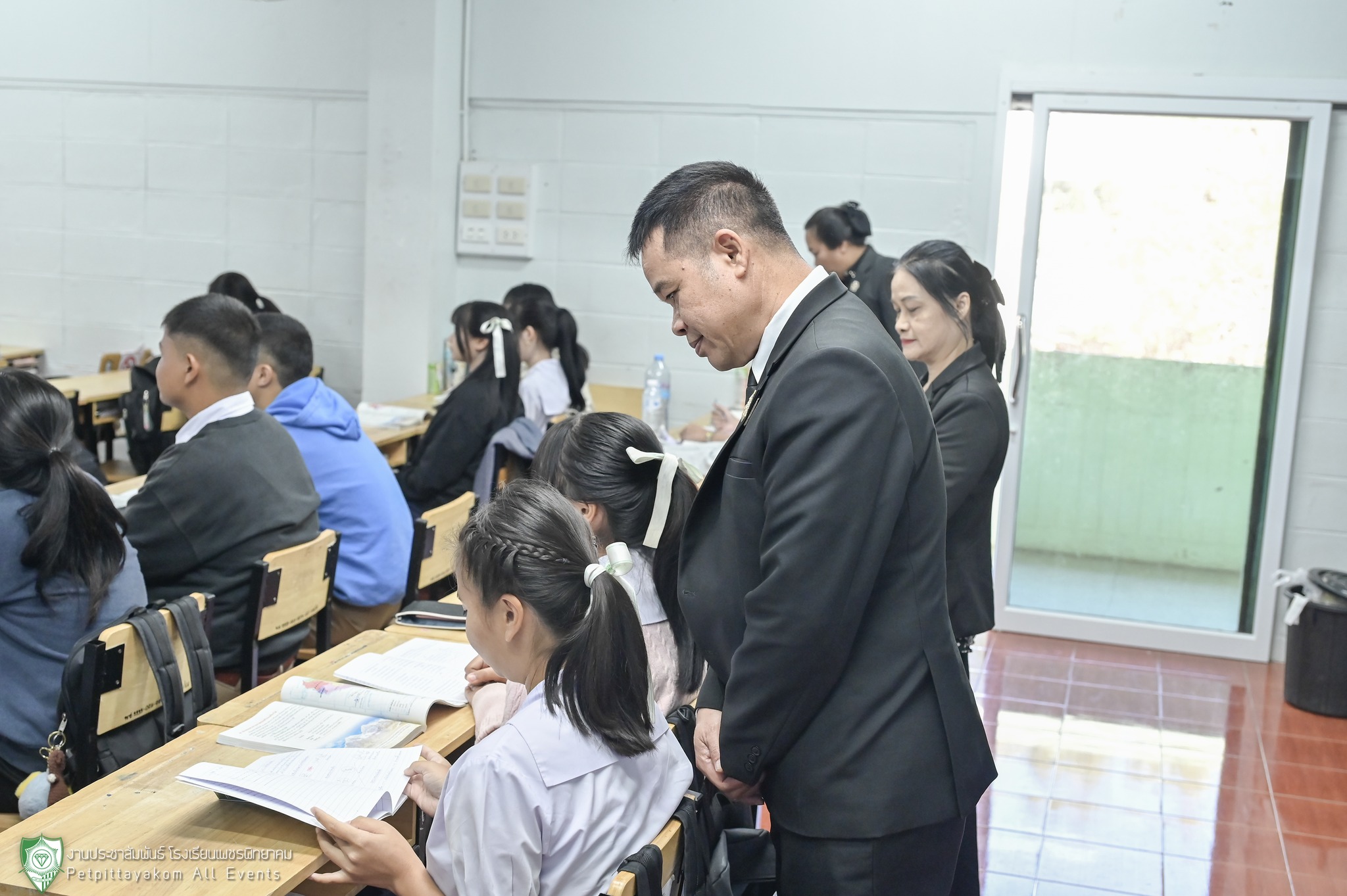 ภาพการตรวจเยี่ยม