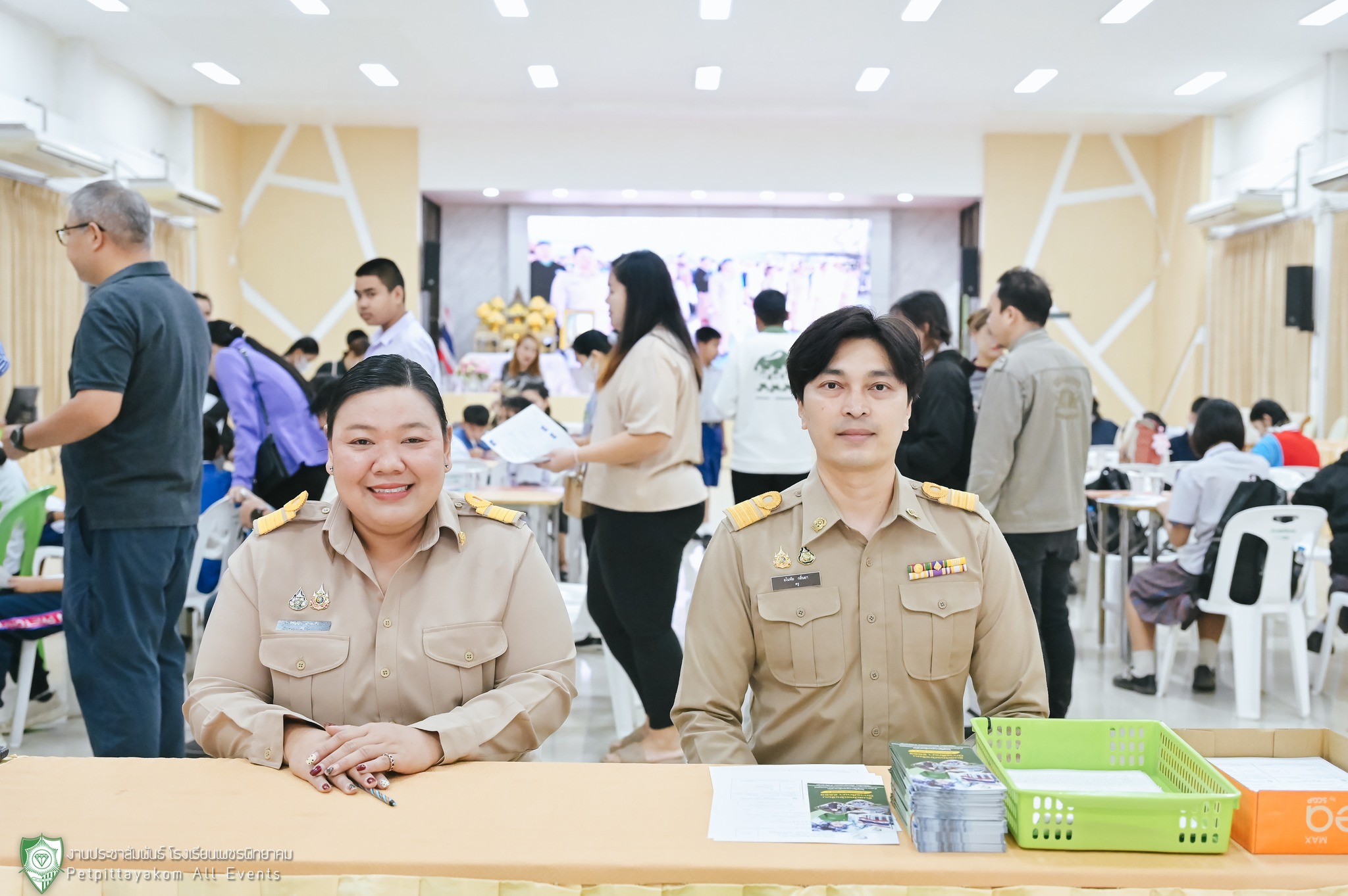 บรรยากาศการรับสมัคร