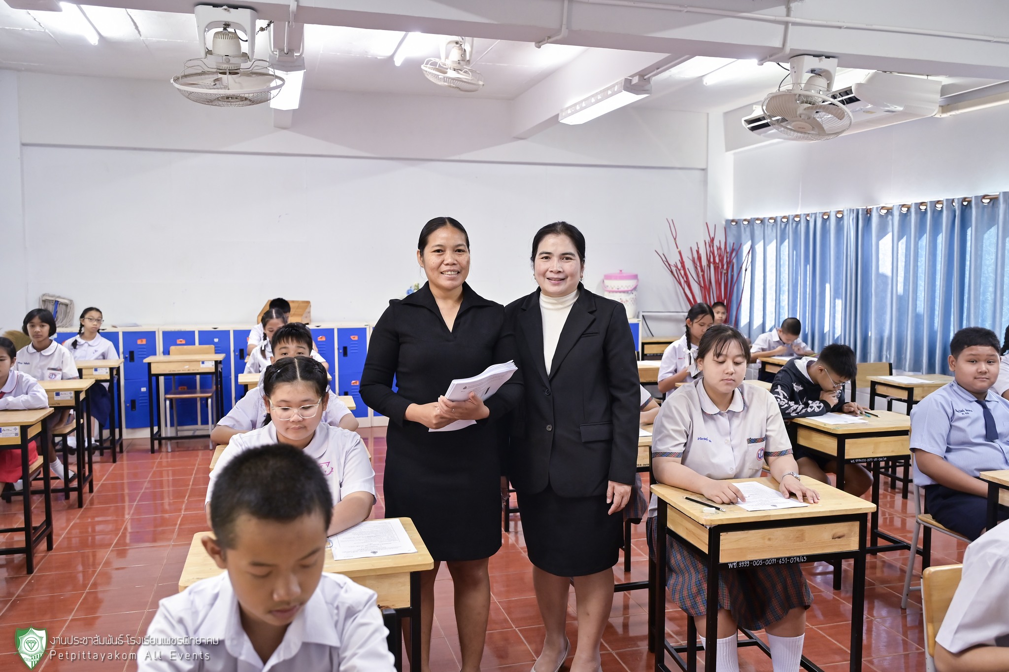 บรรยากาศสอบคัดเลือก ม.1